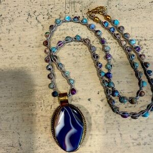 Handmade Tibetan pendant necklaces